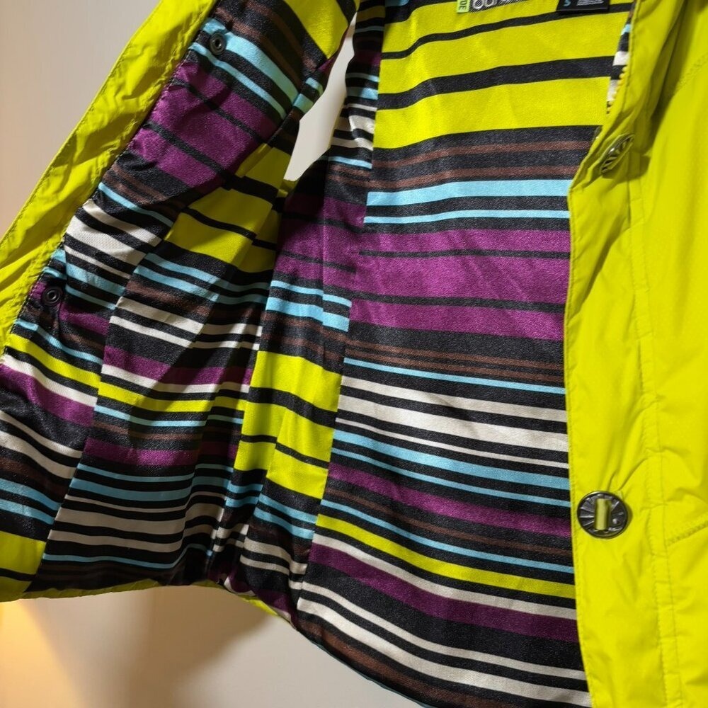 Burton Women's Hooded Puffer Vest – Bright Yellow Winter Layer‎ - Picture 9 of 16